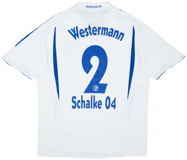2007-08 Schalke Away Shirt Westermann #2 - 7/10 - (L)