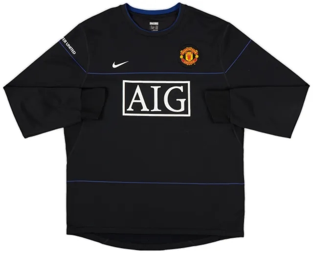 2008-09 Manchester United Nike Sweat Top - 8/10 - (XL)