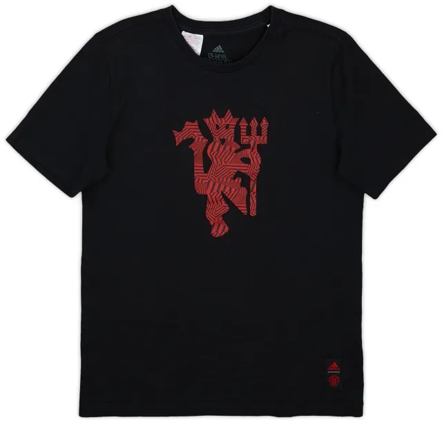 2020-21 Manchester United adidas Graphic Tee - 8/10 - (L.Boys)