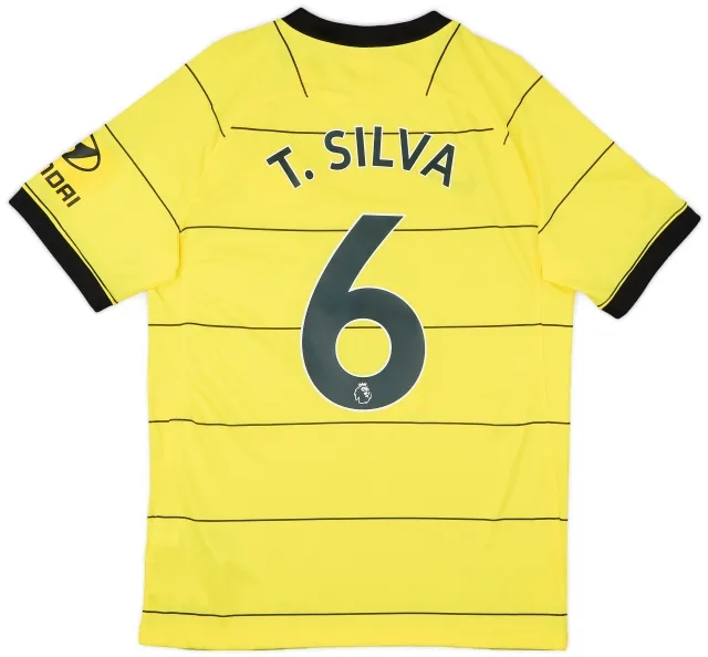 2021-22 Chelsea Away Shirt T.Silva #6 - 10/10 - (M)