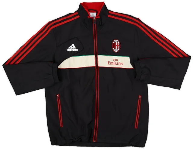 2012-13 AC Milan adidas Track Jacket - 8/10 - (L)