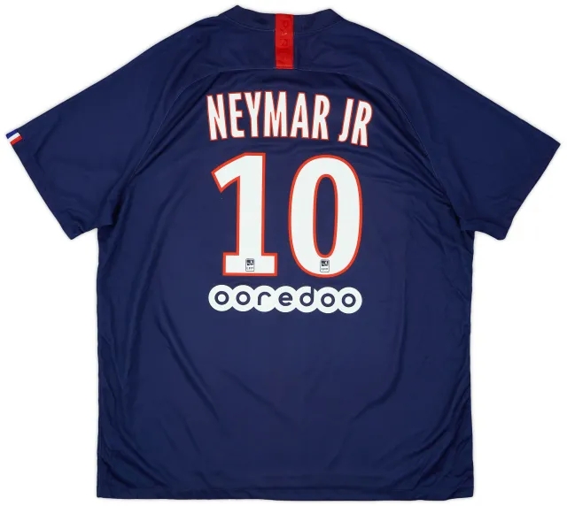 2019-20 Paris Saint-Germain Home Shirt Neymar Jr #10 - 6/10 - (XXL)