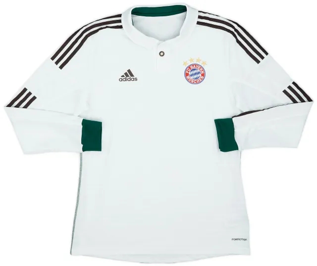 2013-14 Bayern Munich Player Issue Away L/S Shirt - 8/10 - (L/XL)