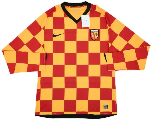2008-09 Lens Player Issue Home L/S Shirt (L)