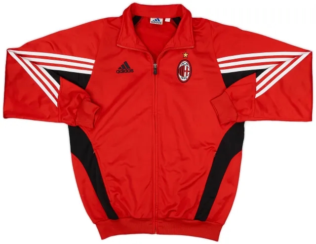 1999-00 AC Milan adidas Track Jacket - 8/10 - (XL)