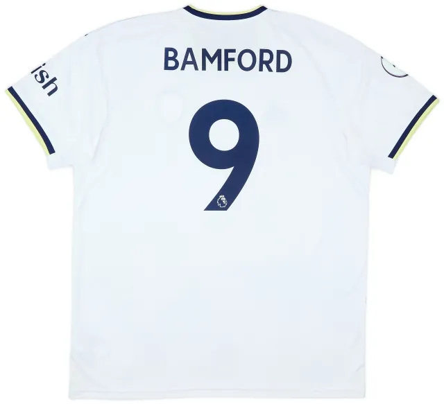 2022-23 Leeds United Home Shirt Bamford #9 - 9/10 - (XL)