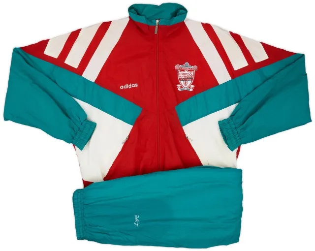 1992-93 Liverpool adidas Centenary Tracksuit - 7/10 - (L)
