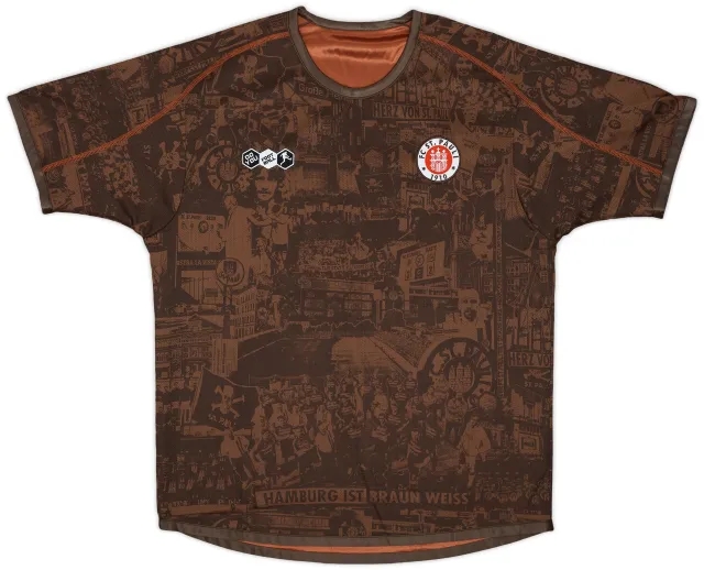 2010-11 St Pauli Reversible Centenary Home Shirt - 9/10 - (M)