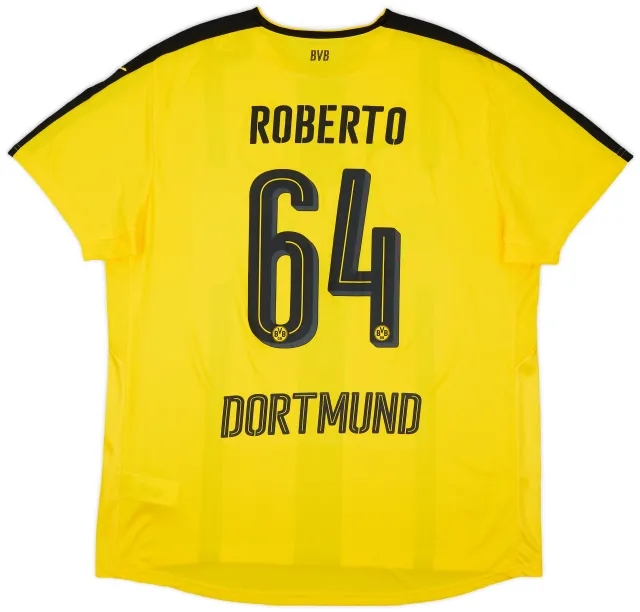 2016-17 Borussia Dortmund Home Shirt Roberto #64 (Women's XXL)