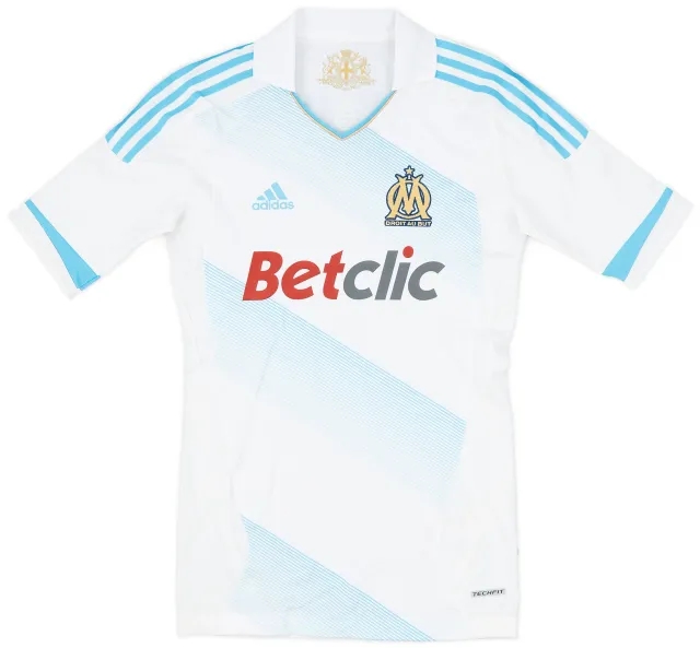 2011-12 Olympique Marseille Limited Edition Player Issue TechFit Home Shirt (L)
