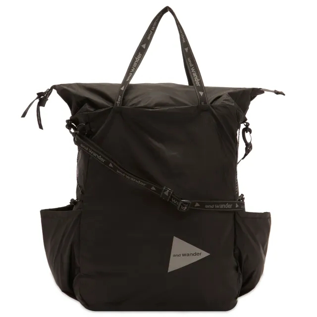 and wander Men's Sil Tote Bag Charcoal