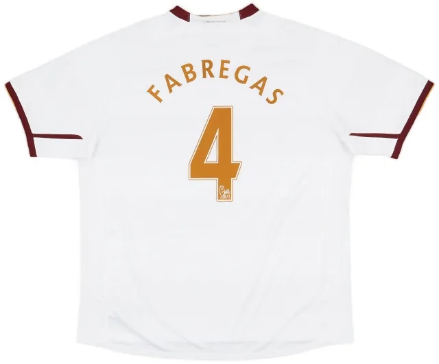 2007-08 Arsenal Away Shirt Fabregas #4 - 7/10 - (XXL)