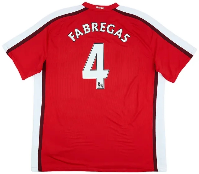 2008-10 Arsenal Home Shirt Fabregas #4 - 9/10 - (XXL)