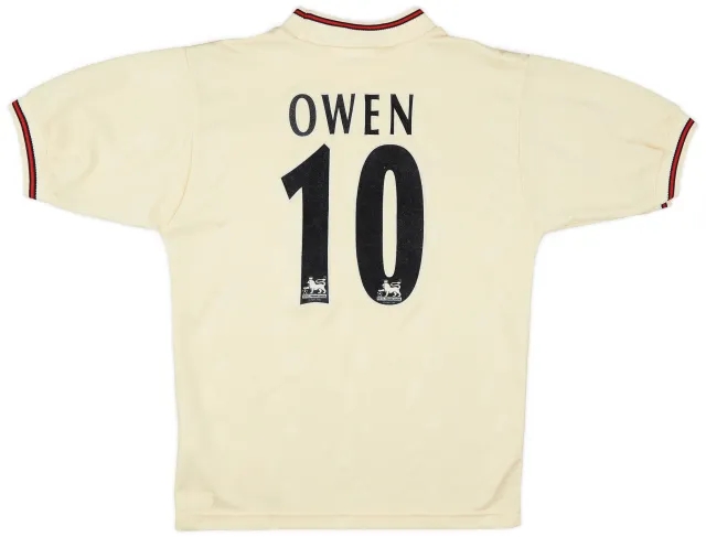 1996-97 Liverpool Away Shirt Owen #10 - 7/10 - (S)