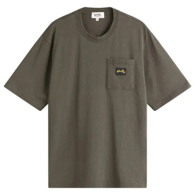 Stan Ray Men's Patch Pocket T-Shirt Washed Black