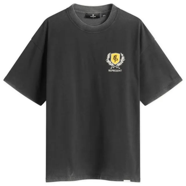 Represent Men's Crest T-Shirt Vintage Black
