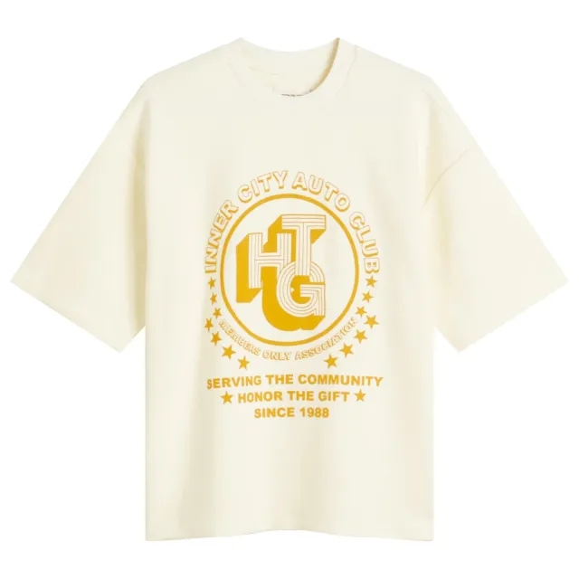 Honor the Gift Men's Association Herringbone Crew White