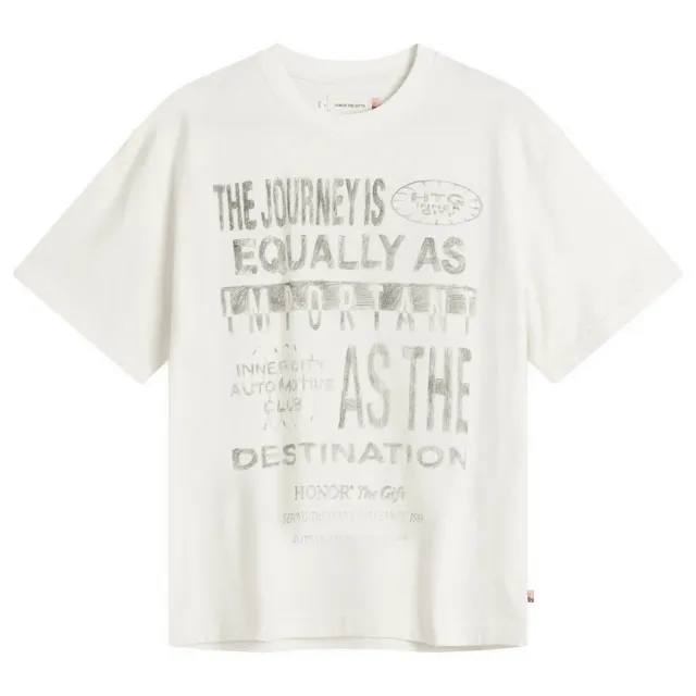 Honor the Gift Men's Travelled Journey T-Shirt White