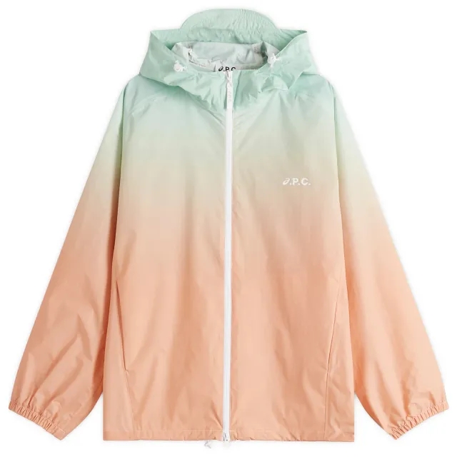 A.P.C. Men's x Asics Meadow Water Repellant Jacket Multi