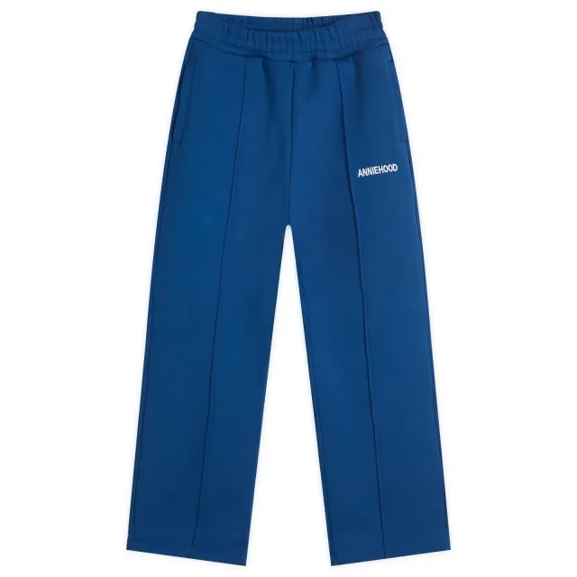 ANNIE HOOD Men's Straight College Joggers Navy