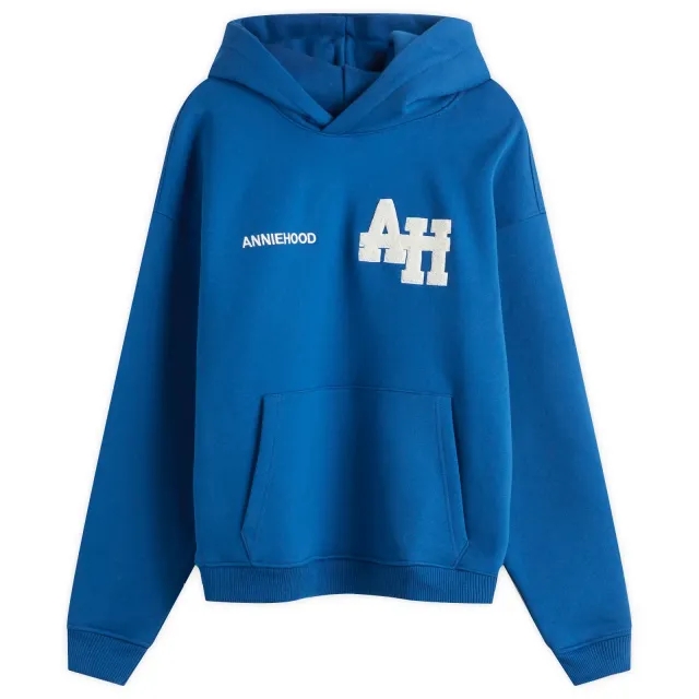 ANNIE HOOD Men's College Hoodie Navy