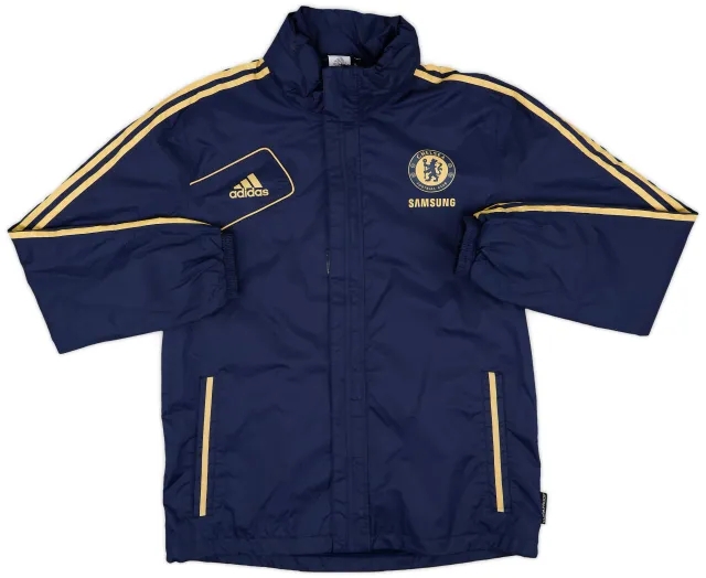 2012-13 Chelsea adidas Hooded Rain Jacket - 8/10 - (L/XL)