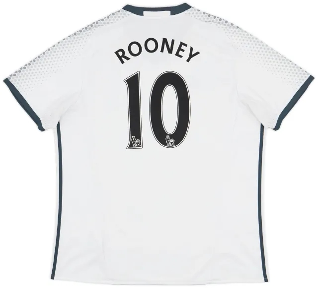 2016-17 Manchester United Third Shirt Rooney #10 - 5/10 - (XXL)