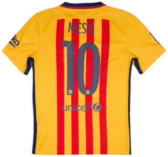 2015-16 Barcelona Away Shirt Messi #10 - 8/10 - (S)