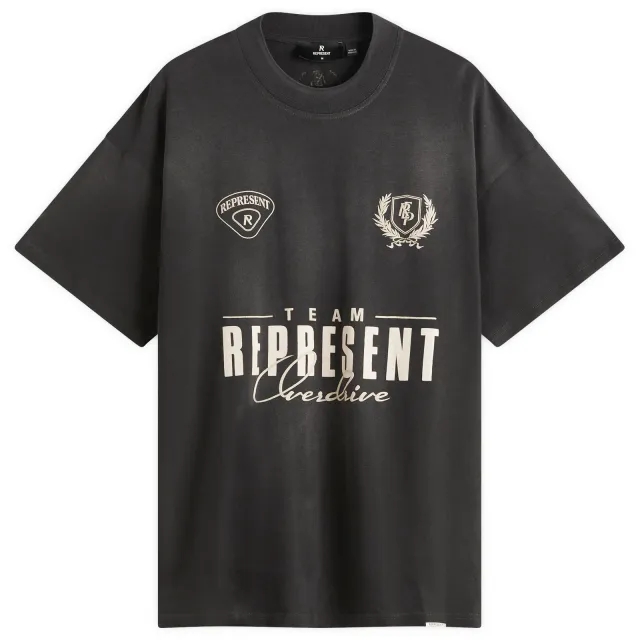 Represent Men's World Championship T-Shirt Stained Black