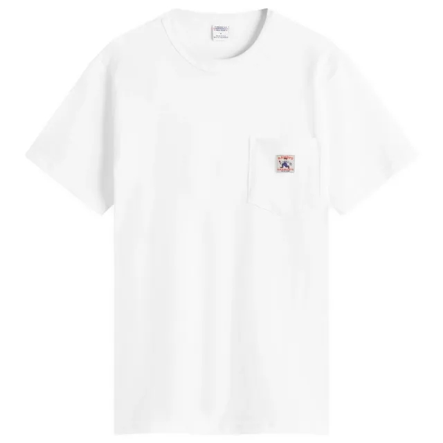 Randy's Garments Men's Logo Pocket T-Shirt White