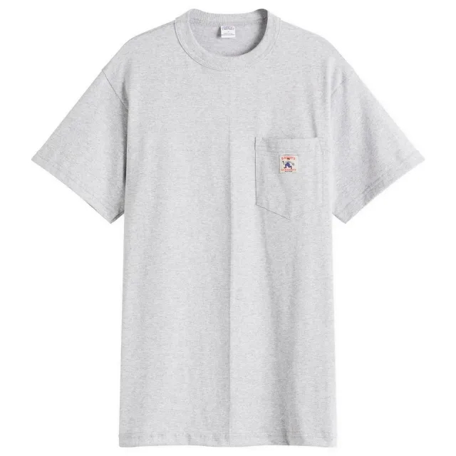 Randy's Garments Men's Logo Pocket T-Shirt Heather Grey