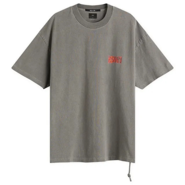 Ksubi Men's Kickstart Ekcess T-Shirt Charcoal