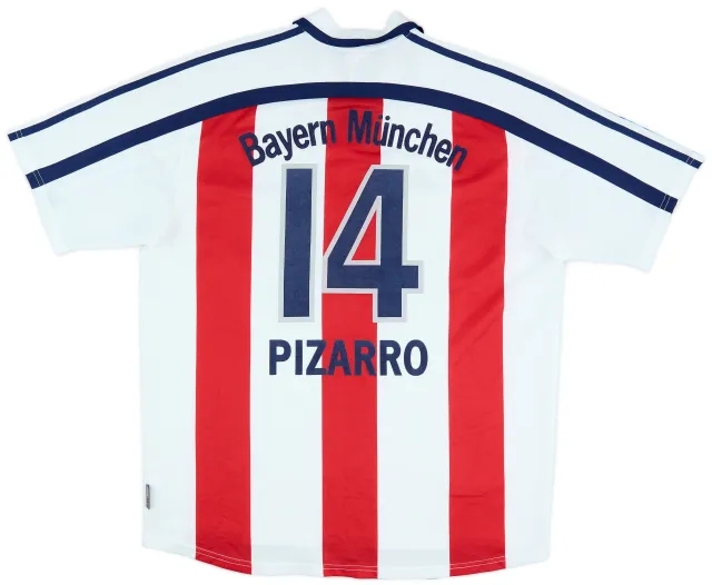 2000-01 Bayern Munich Away Shirt Pizarro #14 - 8/10 - (L)