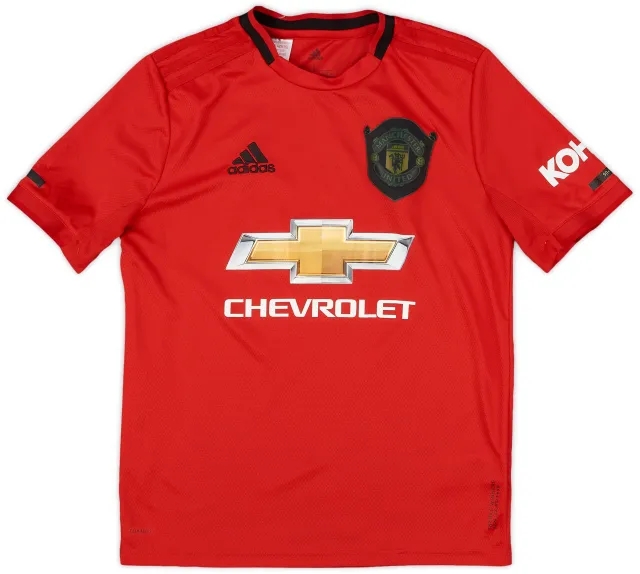 2019-20 Manchester United Home Shirt - 9/10 - (L.Boys)