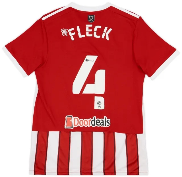 2021-22 Sheffield United Home Shirt Fleck #4 - 6/10 - (M)