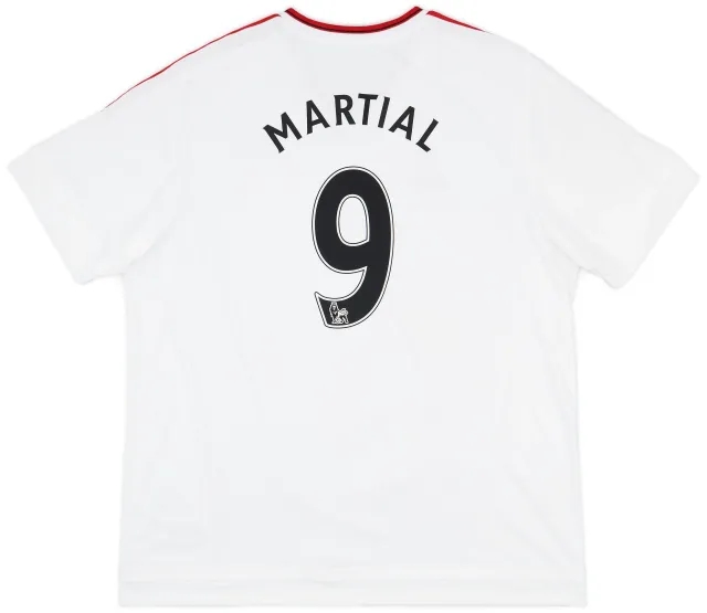 2015-16 Manchester United Away Shirt Martial #9 - 10/10 - (XXL)