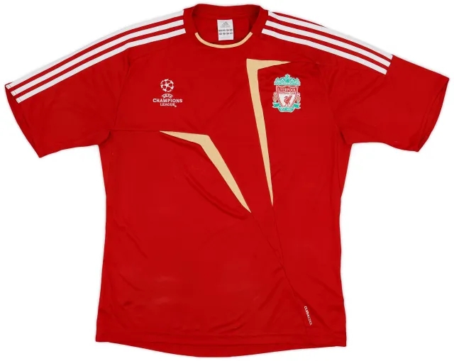 2009-10 Liverpool CL adidas Training Shirt - 8/10 - (XL)