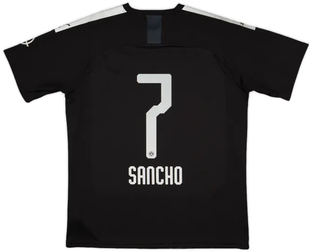 2019-20 Borussia Dortmund Away Shirt Sancho #7 - 10/10 - (L)