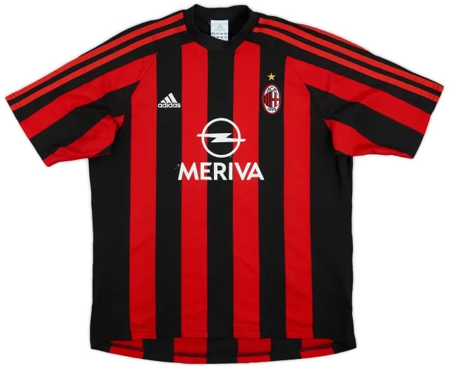 2003-04 AC Milan Home Shirt - 6/10 - (XL.Boys)