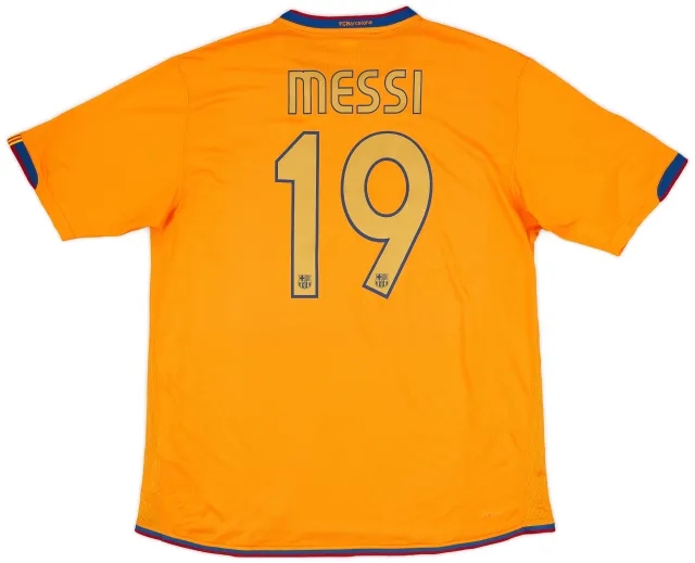 2006-08 Barcelona Away Shirt Messi #19 - 9/10 - (XL)