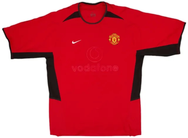 2002-04 Manchester United Home Shirt - 4/10 - (M)