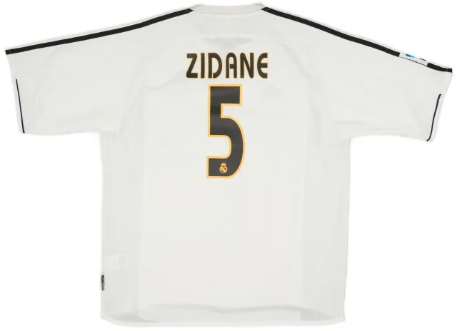 2003-04 Real Madrid Home Shirt Zidane #5 - 6/10 - (XL)