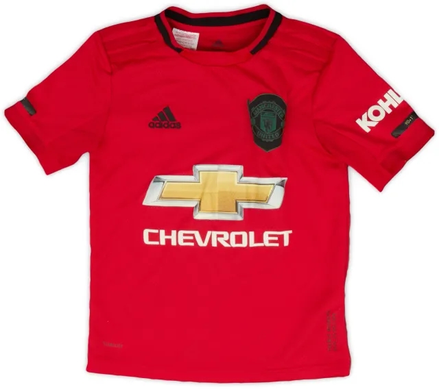 2019-20 Manchester United Home Shirt - 7/10 - (7-8 Years)