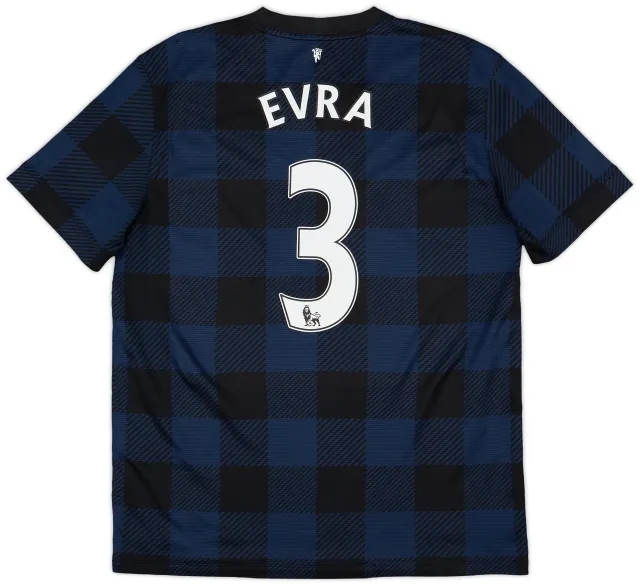 2013-14 Manchester United Away Shirt Evra #3 - 5/10 - (L)