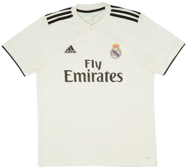 2018-19 Real Madrid Home Shirt - 8/10 - (L)