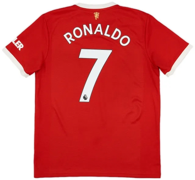 2021-22 Manchester United Home Shirt Ronaldo #7 - 6/10 - (L)
