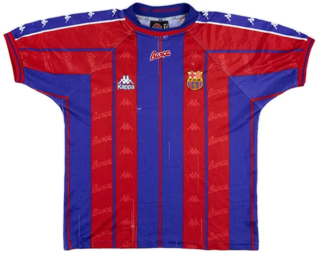 1997-98 Barcelona Home Shirt - 4/10 - (M)