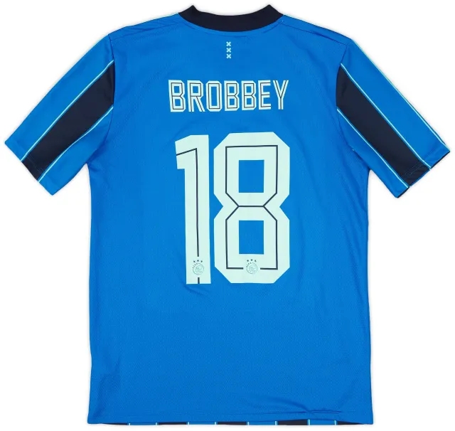 2021-22 Ajax Away Shirt Brobbey #18 - 10/10 - (XL.Boys)