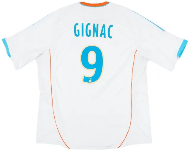 2012-13 Olympique Marseille Home Shirt Gignac #9 - 7/10 - (XL)