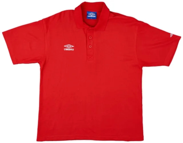 1990s Umbro Template Polo Shirt - 8/10 - (L)
